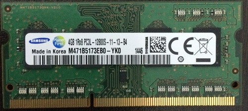 Memoria Ram  4gb 1 Samsung 1rx8 Pc3l-12800s-11-13-b4