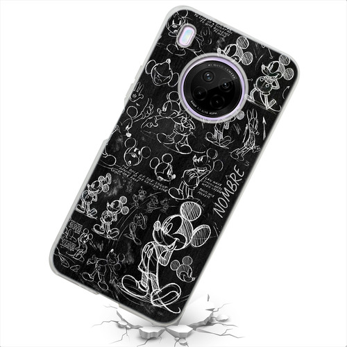 Funda Para Huawei Mickey Mouse Personalizada Tu Nombre