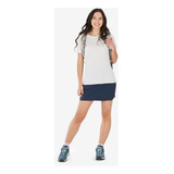 Faldashort De Senderismo Montaña Mh500 Mujer Gris Quechua