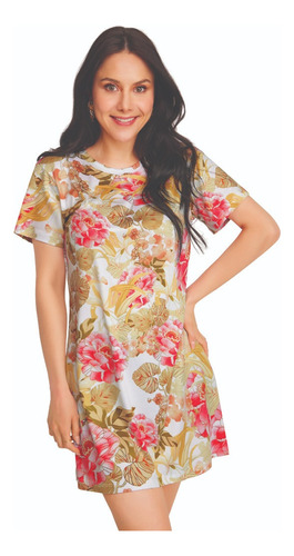 Vestido Casual Dama Multicolor Estampado Floral 605-97