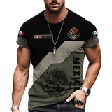 Playeras Camiseta Deportiva De Mexican Eagle De 3d Estampado