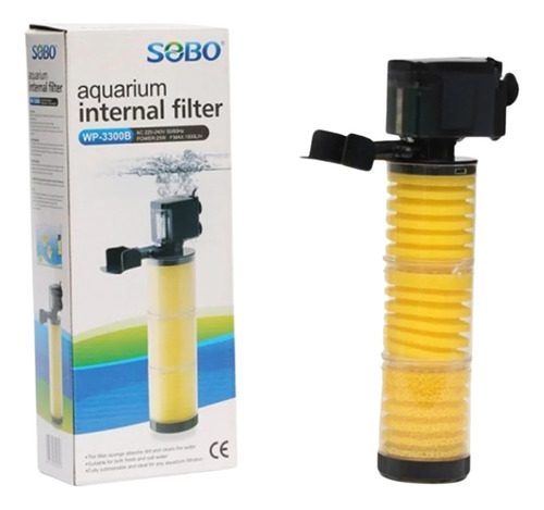 Filtro Interno Peces Acuario Tortugas 1500l/h Wp-3300b - Ar