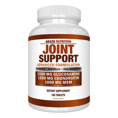 Arazo Nutrition Glucosamina Condroitina MSM 180 Tabletas Para Articulaciones | Envío gratis