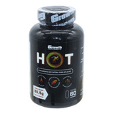 Hot Termogenico Growth 60 Capsulas Cafeina Queima De Gordura