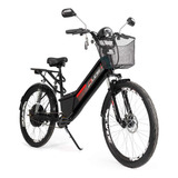 Bicicleta Elétrica - Confort Full - 800w - Preta - Duos Bik