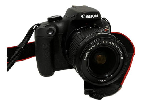 Câmera Canon Eos Rebel T100 E Lente 18-55mm Iii Dslr Usada