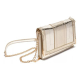 Cartera Clutch Dorado Car2918 Gacel