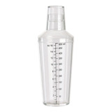 Coctelera Shaker Para Bar 500ml Tapa Y Vaso Graduados Jigger