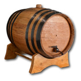 Barril De Roble Americano, 3l - Calidad, Con Llave De Metal.