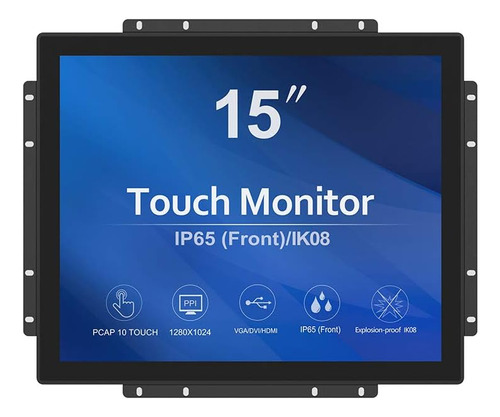 Monitor Lcd Con Pantalla Táctil De Marco Abierto Greentouch 