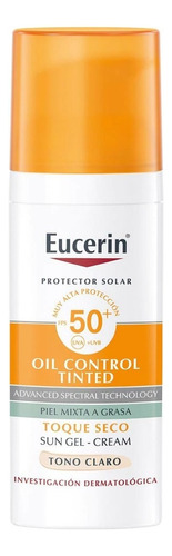 Eucerin Sun Control Protector Solar Facial Claro Fps50+ 50ml