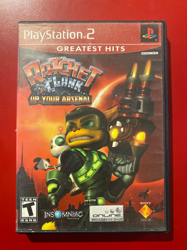 Ratchet And Clank Up Your Arsenal Ps2 Oldskull Games