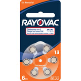 Pilas Boton Audifono Rayovac L13-6 Lazm Pila Auditiva X 6u