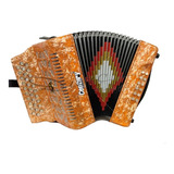 Acordeon Botones Sol Naranja 3012 Century C3012na