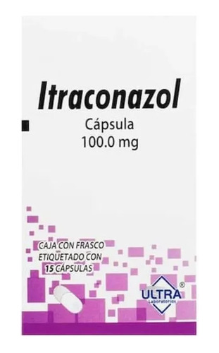 Itraconazol De 100mg C/15 Cápsulas Ultra 