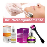 Kit Micro Dermaroller + Vitamina C Hialuronico + Colágeno