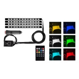 Luz Led Interior Auto Audioritmica Multicolores 20cm