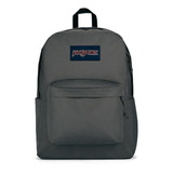 Mochila Jansport Superbreak Gris Grafito Urbana 26 Litros