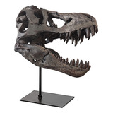 T-rex - Estatua De Calavera Para Oficina En Casa, Decoración