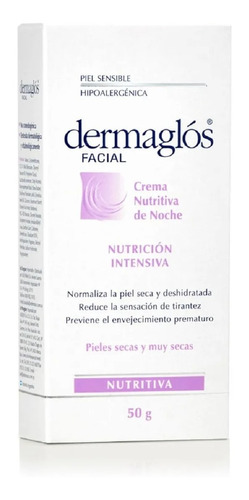 Dermaglós Crema Facial Nutritiva Noche 50grs