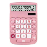 Calculadora De Mesa 12 Digitos Rosa 3921b Alfacell