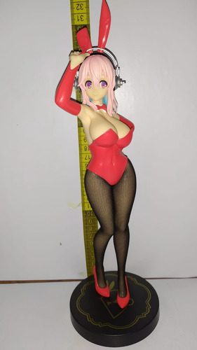 Figura Anime Super Sónico Linda Bunny Conejita Original