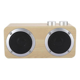 Mini Altavoz, Altavoz Bluetooth De Material De Madera, Portá