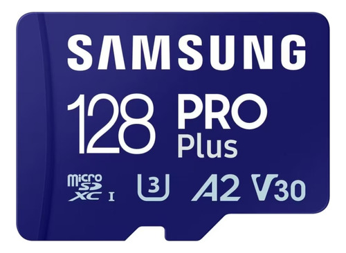 Cartão De Memória Samsung 128gb Pro Plus C/ Adaptador + Nf