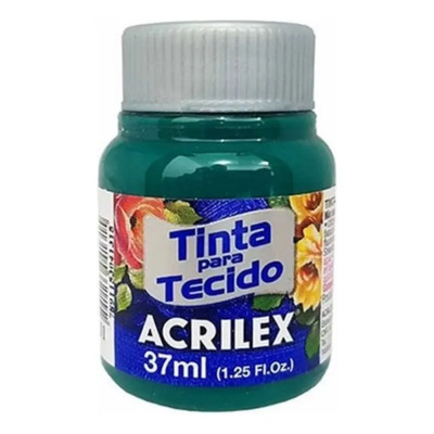 Tinta para Tela Acrilex Verde Mate 37ml Pote | MercadoLibre