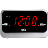 Reloj Digital Escritorio Usb Cargador Numeros Grandes 1.4  Radio Fm Alarma Dual Electrico 110v