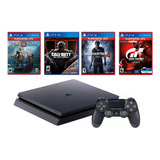 Sony Playstation 4 Slim 1tb + 4 Juegos