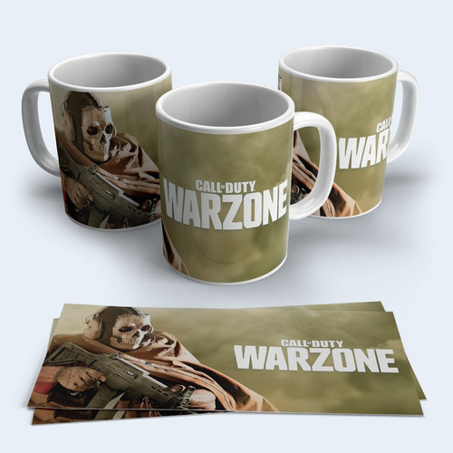 Taza O Tazon Video Juego Call Of Duty Warzone 2 + Caja