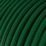 Cable Redondo Cal. 14 Tejido En Verde Oscuro