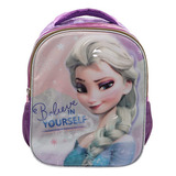 Mochila Pequeña Preescolar Ruz Disney Princesas Frozen Elsa 174580 Coleccion Snow Color Rosa