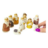 Pesebre De 9 Piezas De Navidad Navideño Jesus 4,5cm (italy)