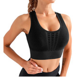 Top Deportivo Para Mujer Sujetador Secado Rápid Push Up Gym