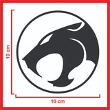 Calco Stickers Thundercats Vinilo Auto Medida 10x10 Cm