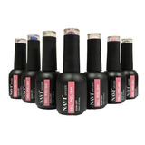 Kit De 6 Un. Semipermanentes Top Coat Base Primer Insumos