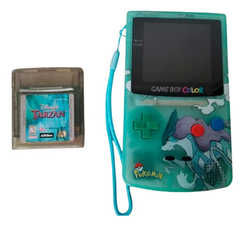 Game Boy Color Con Carcasa Edicion Pokemon Y Pantalla Ips 