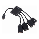 Micro Usb A Usb Cable Otg 4 En 1