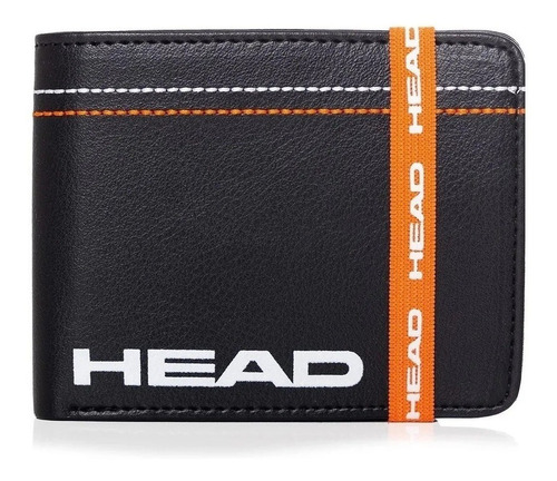 Billetera Hombre Urbana Head Original Cuero Pu Reforzada