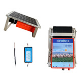 Eletrificador Solar Cerca Elétrica Rural 100km Com Bateria