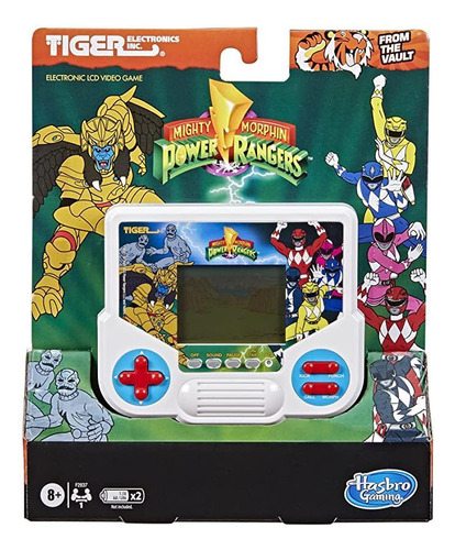 Jogo Eletrônico Retrô Portátil Mighty Morphin Power Rangers.