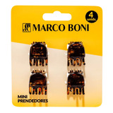 Kit 4 Mini Presilhas De Cabelo Prendedor Pequeno Marco Boni