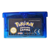 Pokemon Zafiro Azul Compatible Con Gameboy Advance En Españo