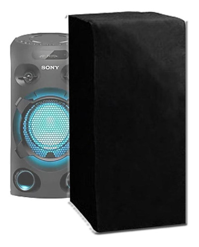 Capa Para Som Torre Sony Mhc V02 Preta Impermeável