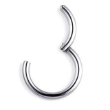 Piercing Argola Titânio Septo Nariz Orelha Cartilagem 6 Mm