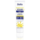 Bloqueador Protector Solar Cara Cuerpo Uv Crema Delia Spf 50