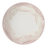 Prato Fundo Tramontina Em Porcelana Decorada 22 Cm Rosé