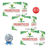 Probióticos X3|vía Natural|candida,colon Irritable,defensas|